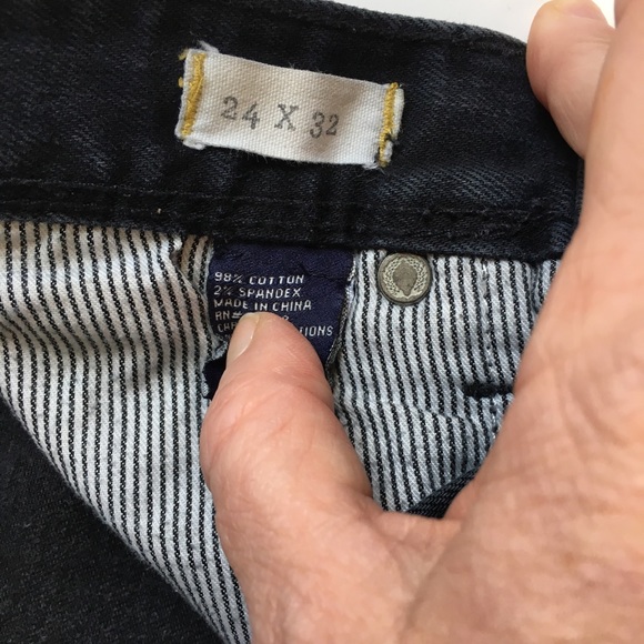 SALE❤️Madewell Skinny Jeans BLACK 24 - Picture 6 of 7